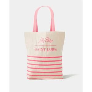 Saint James x Lilly Pulitzer Striped Tote
